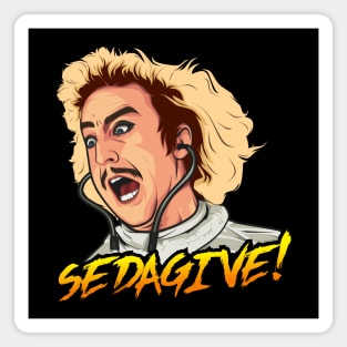 Sedagive! - Retro Magnet